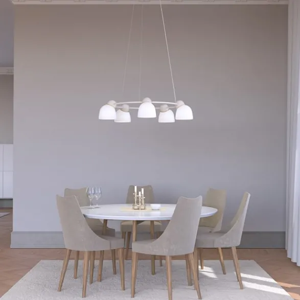 Belid Bird krona Ø953 sand/mässing opalglas E14