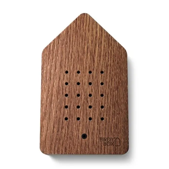RELAXOUND Birdybox Speldosa Fågelkvitter Mörk Ek