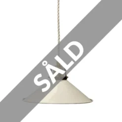 Vintage by Bright 1-2-3 Birger fönsterlampa, vit/mässing