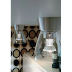 Belid Bizzo plafond, aluminium/klarglas 16,5cm