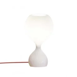 NEXT Blubb opal Bordslampa, vit/röd