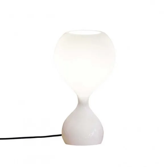 NEXT Blubb opal Bordslampa, vit/svart