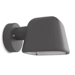 Belid Boo vägglampa IP44 grafitstruktur E27