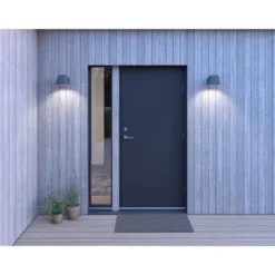 Belid Boo vägglampa IP44 grafitstruktur E27
