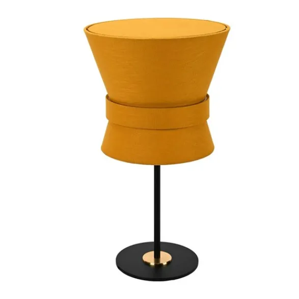 Örsjö Belysning Bordslampa Bow Svart - Small Yellow Ochre