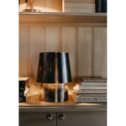 Alde & Lind Bordslampa Fungi H26,5 metall antiksvart