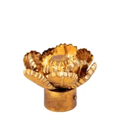 Alde & Lind Bordslampa Kamelia H13 USB antikguld