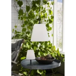 Star Trading Bordslampa Kreta, Vit