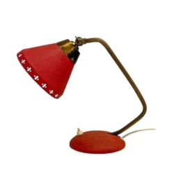 Vintage by Bright 1-2-3 Bordslampa Röd Metall , 26 cm