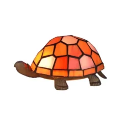 Norrsken Design Bordslampa Sköldpadda / Turtle Orange-Rosa 10cm