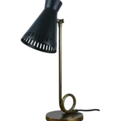 BERGO Lampskärmar Bordslampa Svart/Antik