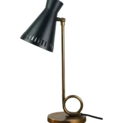 BERGO Lampskärmar Bordslampa Svart/Antik