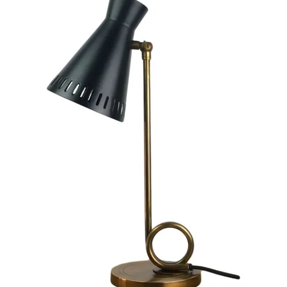 BERGO Lampskärmar Bordslampa Svart/Antik