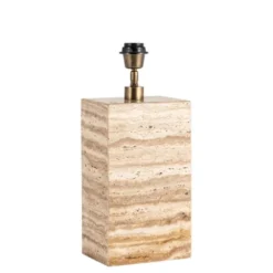 Alde & Lind Bordslampfot Zenith H34 travertin beige