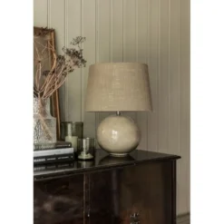 Alde & Lind Bordslampskärm Alice D35 oval Grain mullvad