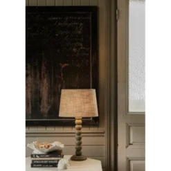 Alde & Lind Bordslampskärm Alice D35 oval Grain sand