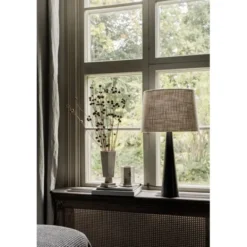 Alde & Lind Bordslampskärm Alice D42 oval Grain sand
