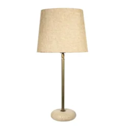 Alde & Lind Bordslampskärm Alice D27 oval Sambu Natur