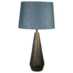 Alde & Lind Bordslampskärm Alice D35 oval Sambu Blå