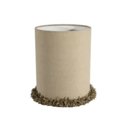 Alde & Lind Bordslampskärm Cylinder D21,5 lin frans natur