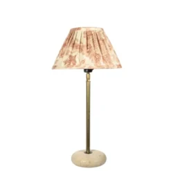 Alde & Lind Bordslampskärm Ester D27 Sunshine Vinröd