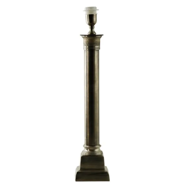 Hallbergs Belysning Boscolo Lampfot Hög Antik silver 13cm