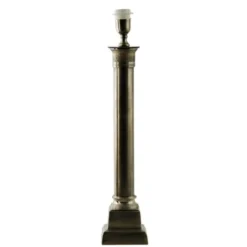 Hallbergs Belysning Boscolo Lampfot Hög Antik silver 13cm