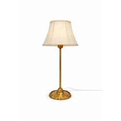 Vintage by Bright 1-2-3 Brass Lampfot – Skulpterad Bas