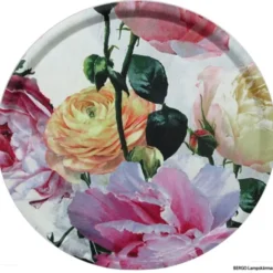 BERGO Home Bricka, Tourangelle Peony Ø38cm