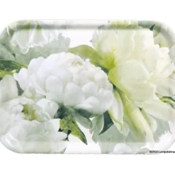 BERGO Home Bricka 27x20cm Peonia Chartreuse