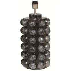 Hallbergs Belysning Bubbels Lampfot L Black marble 23cm