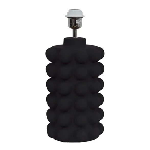 Hallbergs Belysning Bubbels Lampfot L Black matted 23cm