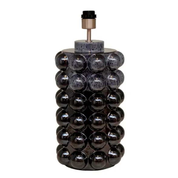 Hallbergs Belysning Bubbels Lampfot L Blue stone 23cm