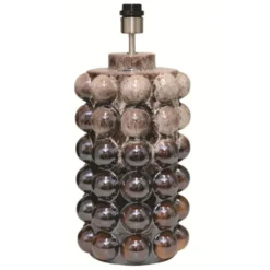 Hallbergs Belysning Bubbels Lampfot L Chocolate fudge 23cm
