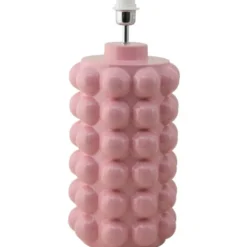 Hallbergs Belysning Bubbels Lampfot L Dimrosa 23cm