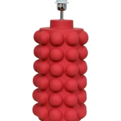 Hallbergs Belysning Bubbels Lampfot L Welcoming red 23cm