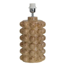 Hallbergs Belysning Bubbels Lampfot M Caramel 18cm