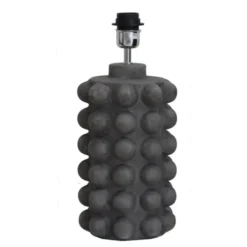 Hallbergs Belysning Bubbels Lampfot M Concrete 18cm