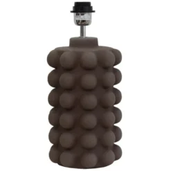 Hallbergs Belysning Bubbels Lampfot M Espresso 18cm