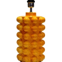 Hallbergs Belysning Bubbels Lampfot Mustard 18cm