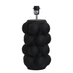 Hallbergs Belysning Bubbels Lampfot XL Black matted 23cm