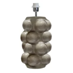 Hallbergs Belysning Bubbels Lampfot XL Broken mud grey 23cm