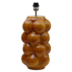 Hallbergs Belysning Bubbels Lampfot XL Mustard 23cm