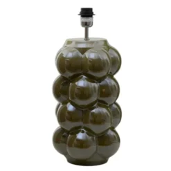 Hallbergs Belysning Bubbels Lampfot XL Olive 23cm