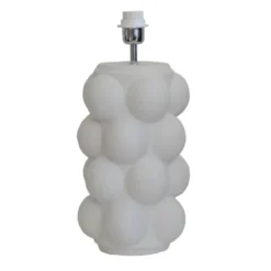 Hallbergs Belysning Bubbels Lampfot XL White 23cm