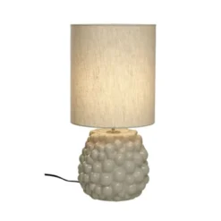 Aneta BUBBLES bordlampa, naturvit/beige