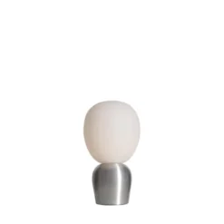 Belid Buddy bordslampa borstad alu/opal glass