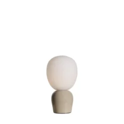 Belid Buddy bordslampa Greige/opal glass