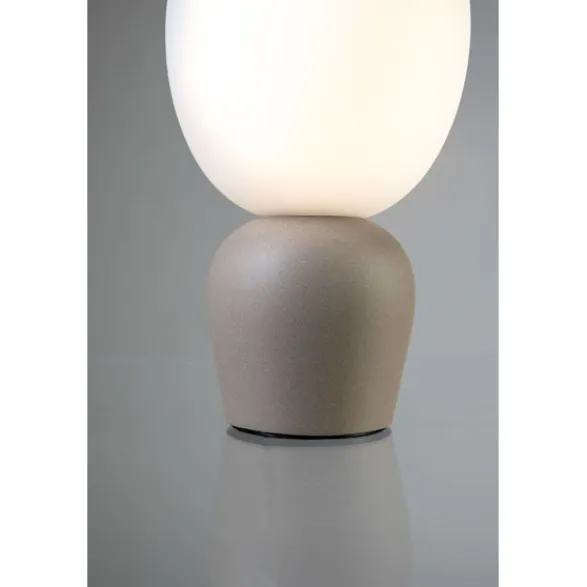 Belid Buddy bordslampa, sandstruktur/opal