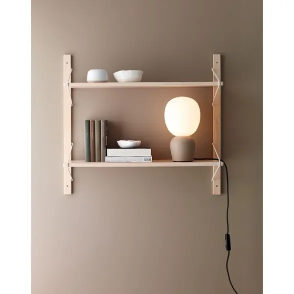 Belid Buddy bordslampa, sandstruktur/opal